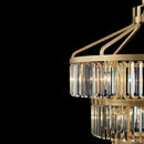 15 Light Pendant<br /><span style="color:#4AB0CE;">Entrega: 4-10 dias en USA</span><br /><span style="color:#4AB0CE;font-size:60%;">PREGUNTE POR ENTREGA EN PANAMA</span><br />Collection: Social Club<br />Finish: Havana Gold