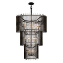 18 Light Chandelier<br /><span style="color:#4AB0CE;">Entrega: 4-10 dias en USA</span><br /><span style="color:#4AB0CE;font-size:60%;">PREGUNTE POR ENTREGA EN PANAMA</span><br />Collection: Park Row<br />Finish: Matte Black/French Gold