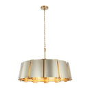Eight Light Pendant<br /><span style="color:#4AB0CE;">Entrega: 4-10 dias en USA</span><br /><span style="color:#4AB0CE;font-size:60%;">PREGUNTE POR ENTREGA EN PANAMA</span><br />Collection: Peep Show<br />Finish: Sunwashed Silver/Brushed Sienna