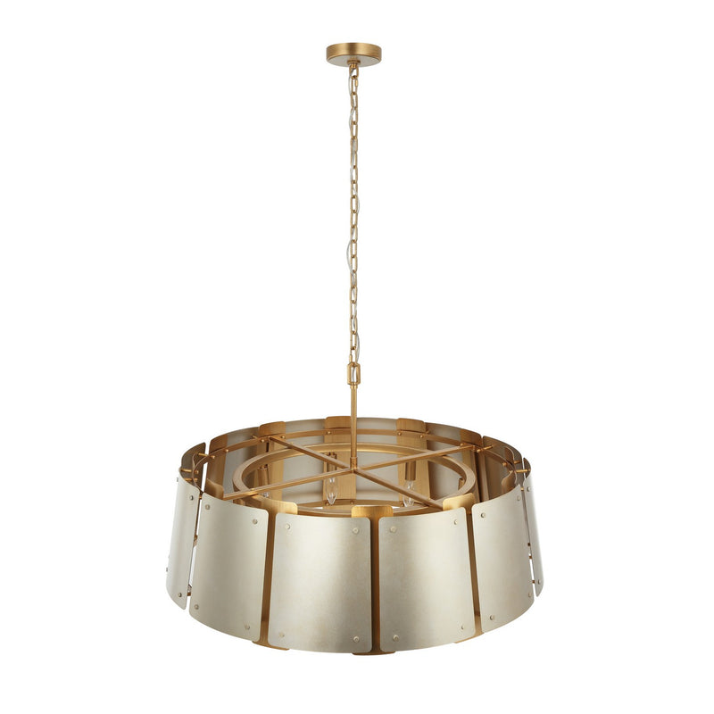 Eight Light Pendant<br /><span style="color:#4AB0CE;">Entrega: 4-5 semanas en USA</span><br /><span style="color:#4AB0CE;font-size:60%;">PREGUNTE POR ENTREGA EN PANAMA</span><br />Collection: Peep Show<br />Finish: Sunwashed Silver/Brushed Sienna