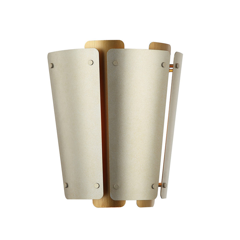 One Light Wall Sconce<br /><span style="color:#4AB0CE;">Entrega: 4-5 semanas en USA</span><br /><span style="color:#4AB0CE;font-size:60%;">PREGUNTE POR ENTREGA EN PANAMA</span><br />Collection: Peep Show<br />Finish: Sunwashed Silver/Brushed Sienna