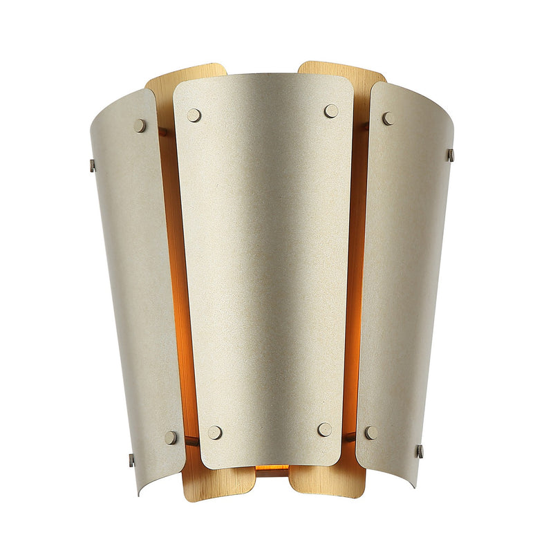 Varaluz - 518W01SSBS - One Light Wall Sconce - Peep Show - Sunwashed Silver/Brushed Sienna