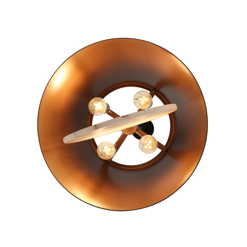 Four Light Pendant<br /><span style="color:#4AB0CE;">Entrega: 4-5 semanas en USA</span><br /><span style="color:#4AB0CE;font-size:60%;">PREGUNTE POR ENTREGA EN PANAMA</span><br />Collection: Rock On<br />Finish: Brontourage/Matte Black