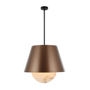 Varaluz - 529P06BGMB - Six Light Pendant - Rock On - Brontourage/Matte Black