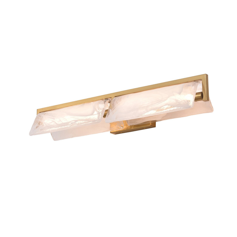 LED Bath Fixture<br /><span style="color:#4AB0CE;">Entrega: 4-10 dias en USA</span><br /><span style="color:#4AB0CE;font-size:60%;">PREGUNTE POR ENTREGA EN PANAMA</span><br />Collection: Mingle<br />Finish: Satin Brass