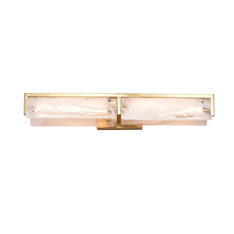 LED Bath Fixture<br /><span style="color:#4AB0CE;">Entrega: 4-5 semanas en USA</span><br /><span style="color:#4AB0CE;font-size:60%;">PREGUNTE POR ENTREGA EN PANAMA</span><br />Collection: Mingle<br />Finish: Satin Brass