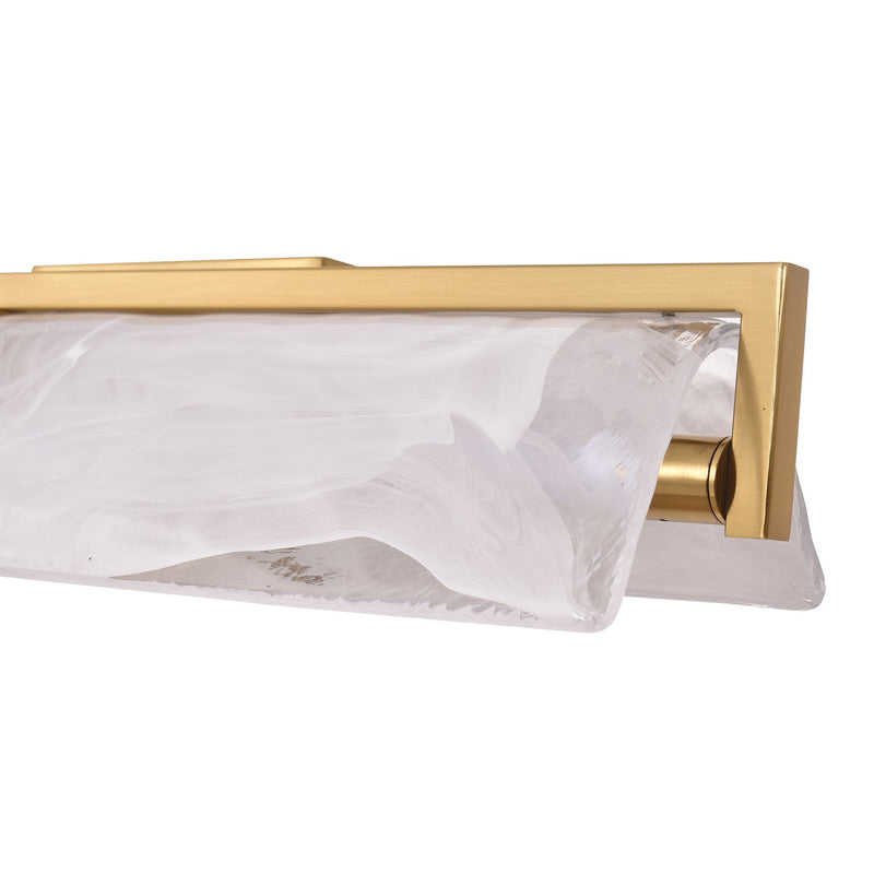 LED Bath Fixture<br /><span style="color:#4AB0CE;">Entrega: 4-5 semanas en USA</span><br /><span style="color:#4AB0CE;font-size:60%;">PREGUNTE POR ENTREGA EN PANAMA</span><br />Collection: Mingle<br />Finish: Satin Brass