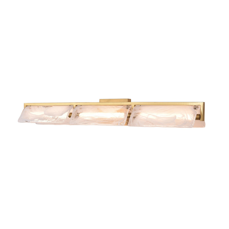 LED Bath Fixture<br /><span style="color:#4AB0CE;">Entrega: 4-5 semanas en USA</span><br /><span style="color:#4AB0CE;font-size:60%;">PREGUNTE POR ENTREGA EN PANAMA</span><br />Collection: Mingle<br />Finish: Satin Brass