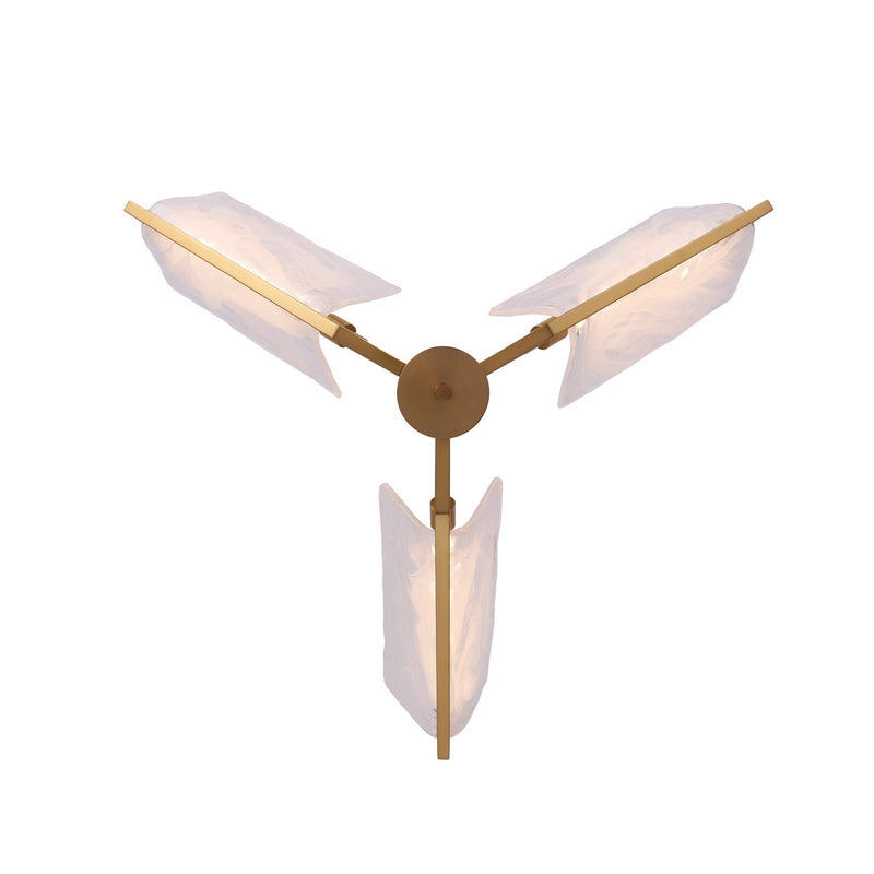 LED Chandelier<br /><span style="color:#4AB0CE;">Entrega: 4-10 dias en USA</span><br /><span style="color:#4AB0CE;font-size:60%;">PREGUNTE POR ENTREGA EN PANAMA</span><br />Collection: Mingle<br />Finish: Satin Brass