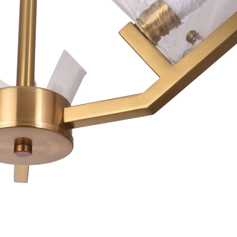 LED Chandelier<br /><span style="color:#4AB0CE;">Entrega: 4-5 semanas en USA</span><br /><span style="color:#4AB0CE;font-size:60%;">PREGUNTE POR ENTREGA EN PANAMA</span><br />Collection: Mingle<br />Finish: Satin Brass
