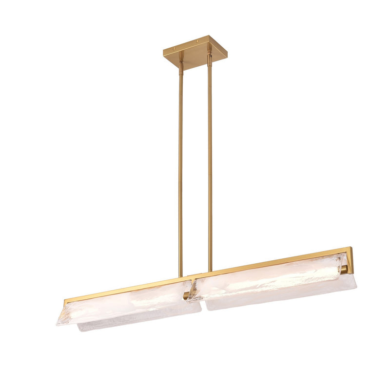 LED Linear<br /><span style="color:#4AB0CE;">Entrega: 4-5 semanas en USA</span><br /><span style="color:#4AB0CE;font-size:60%;">PREGUNTE POR ENTREGA EN PANAMA</span><br />Collection: Mingle<br />Finish: Satin Brass