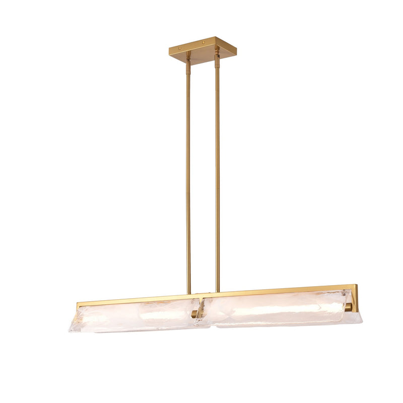 LED Linear<br /><span style="color:#4AB0CE;">Entrega: 4-5 semanas en USA</span><br /><span style="color:#4AB0CE;font-size:60%;">PREGUNTE POR ENTREGA EN PANAMA</span><br />Collection: Mingle<br />Finish: Satin Brass