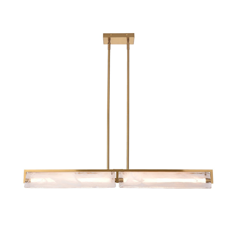 LED Linear<br /><span style="color:#4AB0CE;">Entrega: 4-5 semanas en USA</span><br /><span style="color:#4AB0CE;font-size:60%;">PREGUNTE POR ENTREGA EN PANAMA</span><br />Collection: Mingle<br />Finish: Satin Brass