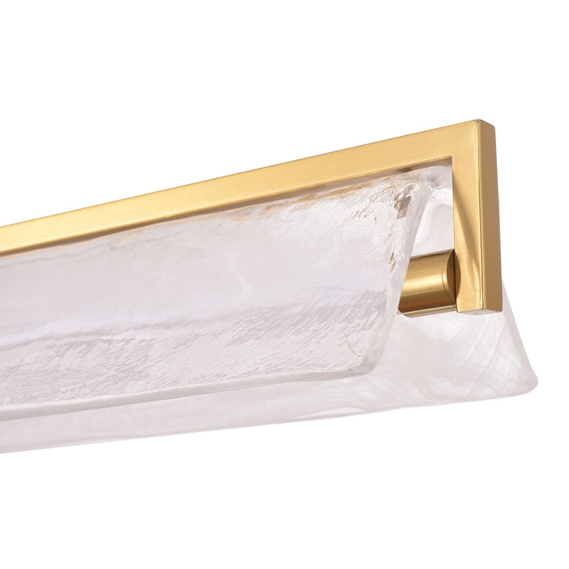 LED Linear<br /><span style="color:#4AB0CE;">Entrega: 4-5 semanas en USA</span><br /><span style="color:#4AB0CE;font-size:60%;">PREGUNTE POR ENTREGA EN PANAMA</span><br />Collection: Mingle<br />Finish: Satin Brass