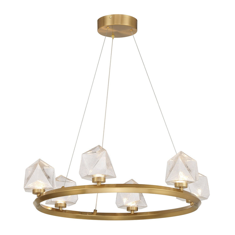 LED Chandelier<br /><span style="color:#4AB0CE;">Entrega: 2-3 semanas en USA</span><br /><span style="color:#4AB0CE;font-size:60%;">PREGUNTE POR ENTREGA EN PANAMA</span><br />Collection: Castello<br />Finish: Warm Brass