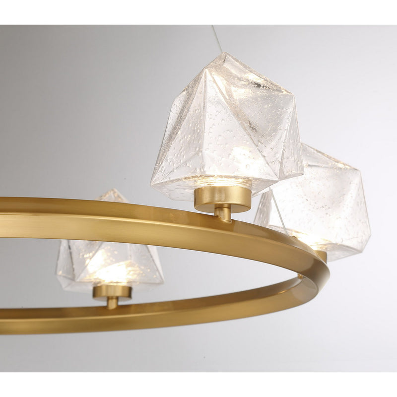 LED Chandelier<br /><span style="color:#4AB0CE;">Entrega: 2-3 semanas en USA</span><br /><span style="color:#4AB0CE;font-size:60%;">PREGUNTE POR ENTREGA EN PANAMA</span><br />Collection: Castello<br />Finish: Warm Brass