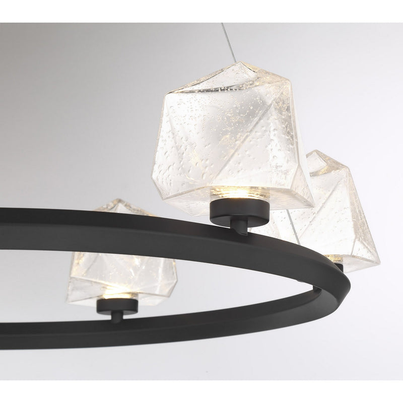 LED Chandelier<br /><span style="color:#4AB0CE;">Entrega: 2-3 semanas en USA</span><br /><span style="color:#4AB0CE;font-size:60%;">PREGUNTE POR ENTREGA EN PANAMA</span><br />Collection: Castello<br />Finish: Matte Black