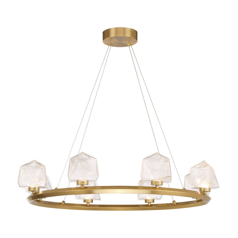 LED Chandelier<br /><span style="color:#4AB0CE;">Entrega: 2-3 semanas en USA</span><br /><span style="color:#4AB0CE;font-size:60%;">PREGUNTE POR ENTREGA EN PANAMA</span><br />Collection: Castello<br />Finish: Warm Brass