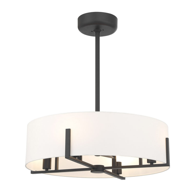 LED Fan D'Lier<br /><span style="color:#4AB0CE;">Entrega: 4-10 dias en USA</span><br /><span style="color:#4AB0CE;font-size:60%;">PREGUNTE POR ENTREGA EN PANAMA</span><br />Collection: Mansell<br />Finish: Matte Black