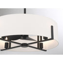 LED Fan D'Lier<br /><span style="color:#4AB0CE;">Entrega: 4-10 dias en USA</span><br /><span style="color:#4AB0CE;font-size:60%;">PREGUNTE POR ENTREGA EN PANAMA</span><br />Collection: Mansell<br />Finish: Matte Black