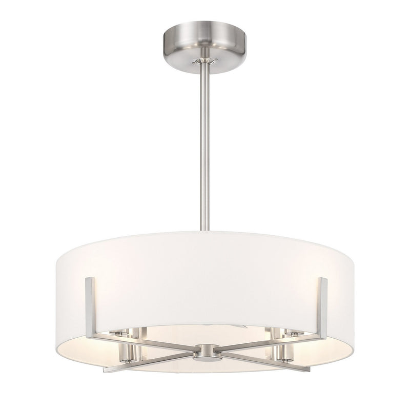 LED Fan D'Lier<br /><span style="color:#4AB0CE;">Entrega: 4-10 dias en USA</span><br /><span style="color:#4AB0CE;font-size:60%;">PREGUNTE POR ENTREGA EN PANAMA</span><br />Collection: Mansell<br />Finish: Satin Nickel