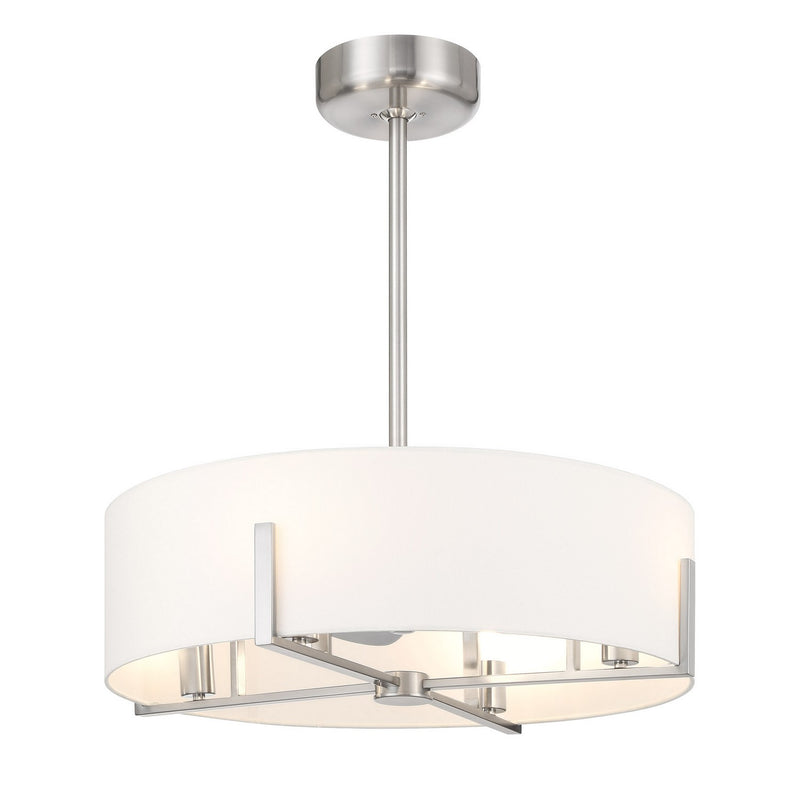LED Fan D'Lier<br /><span style="color:#4AB0CE;">Entrega: 4-10 dias en USA</span><br /><span style="color:#4AB0CE;font-size:60%;">PREGUNTE POR ENTREGA EN PANAMA</span><br />Collection: Mansell<br />Finish: Satin Nickel