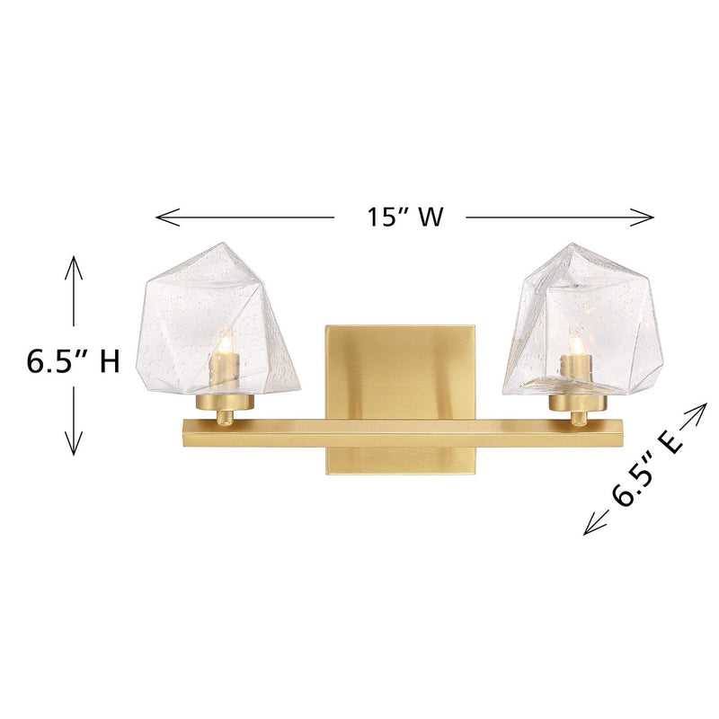 Savoy House - 8-1239-2-322 - LED Bathroom Vanity - Castello - Warm Brass