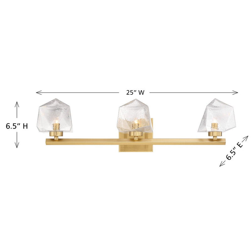 Savoy House - 8-1239-3-322 - LED Bathroom Vanity - Castello - Warm Brass