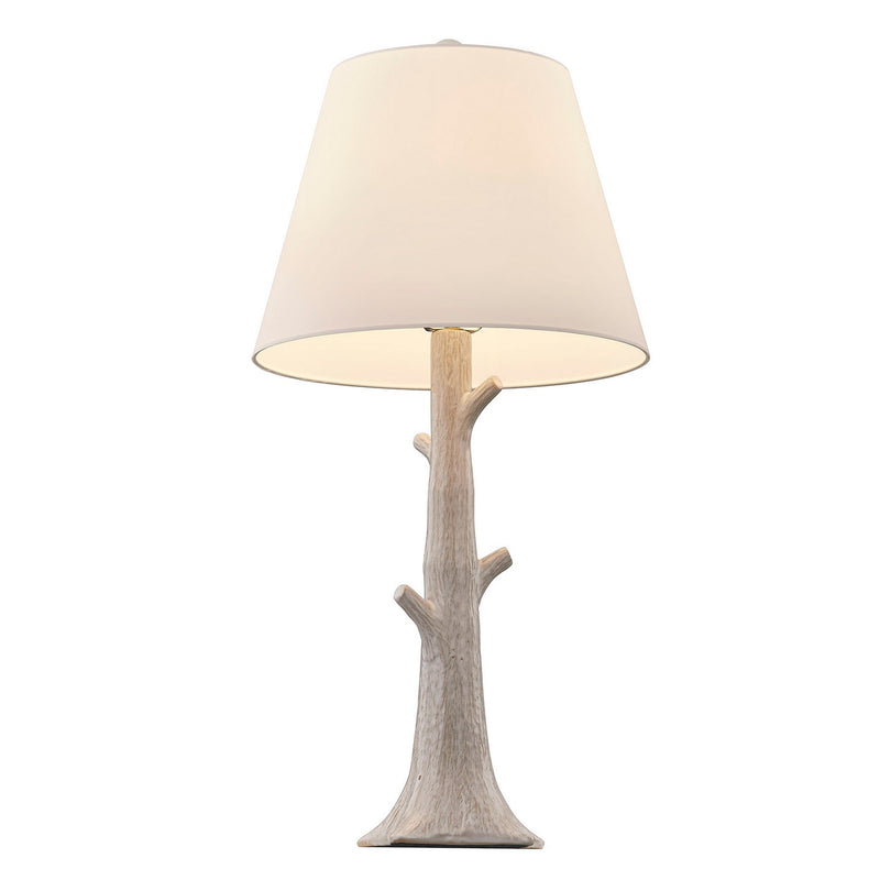 One Light Table Lamp<br /><span style="color:#4AB0CE;">Entrega: 7-8 semanas en USA</span><br /><span style="color:#4AB0CE;font-size:60%;">PREGUNTE POR ENTREGA EN PANAMA</span><br />Collection: Penny<br />Finish: Distressed White