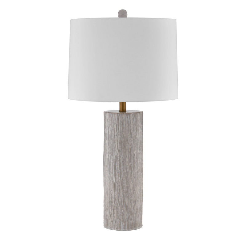 One Light Table Lamp<br /><span style="color:#4AB0CE;">Entrega: 7-8 semanas en USA</span><br /><span style="color:#4AB0CE;font-size:60%;">PREGUNTE POR ENTREGA EN PANAMA</span><br />Collection: Amanda<br />Finish: Distressed White