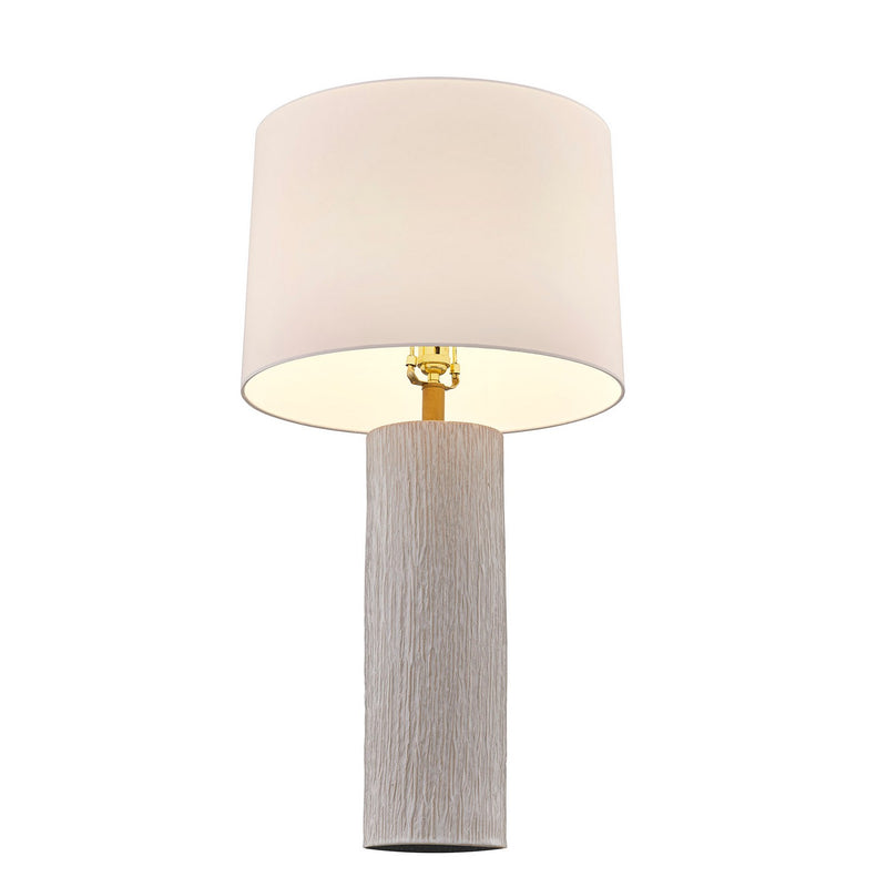 One Light Table Lamp<br /><span style="color:#4AB0CE;">Entrega: 7-8 semanas en USA</span><br /><span style="color:#4AB0CE;font-size:60%;">PREGUNTE POR ENTREGA EN PANAMA</span><br />Collection: Amanda<br />Finish: Distressed White