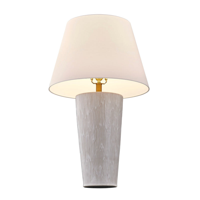 One Light Table Lamp<br /><span style="color:#4AB0CE;">Entrega: 2-3 semanas en USA</span><br /><span style="color:#4AB0CE;font-size:60%;">PREGUNTE POR ENTREGA EN PANAMA</span><br />Collection: James<br />Finish: Distressed White