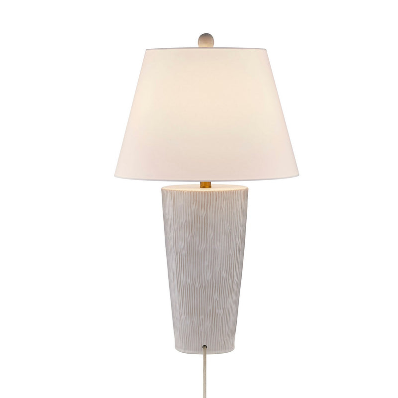 One Light Table Lamp<br /><span style="color:#4AB0CE;">Entrega: 2-3 semanas en USA</span><br /><span style="color:#4AB0CE;font-size:60%;">PREGUNTE POR ENTREGA EN PANAMA</span><br />Collection: James<br />Finish: Distressed White