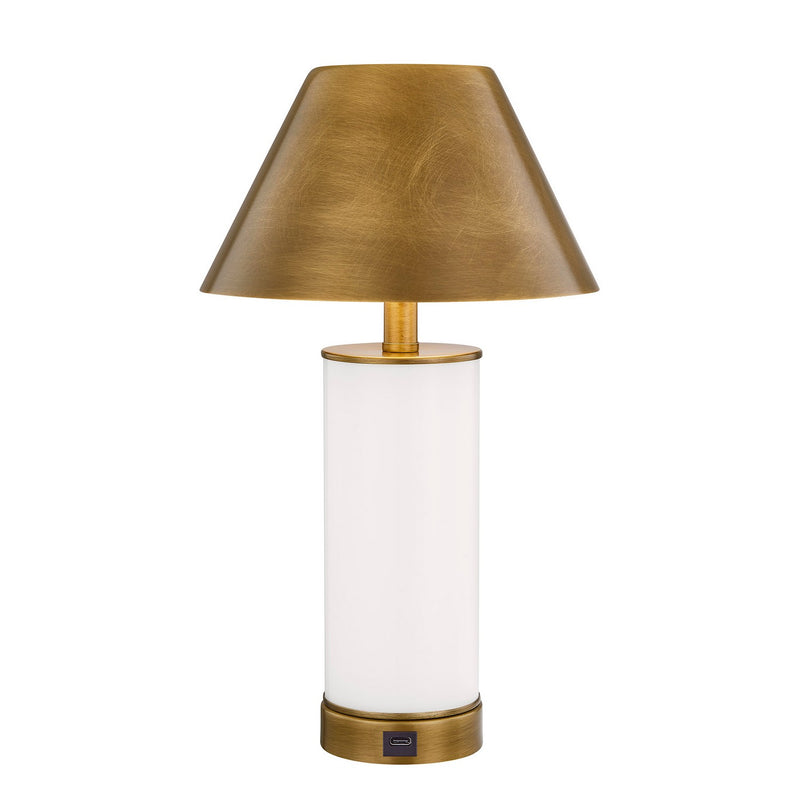 LED Table Lamp<br /><span style="color:#4AB0CE;">Entrega: 7-8 semanas en USA</span><br /><span style="color:#4AB0CE;font-size:60%;">PREGUNTE POR ENTREGA EN PANAMA</span><br />Collection: Molly<br />Finish: Blanc De Blanc