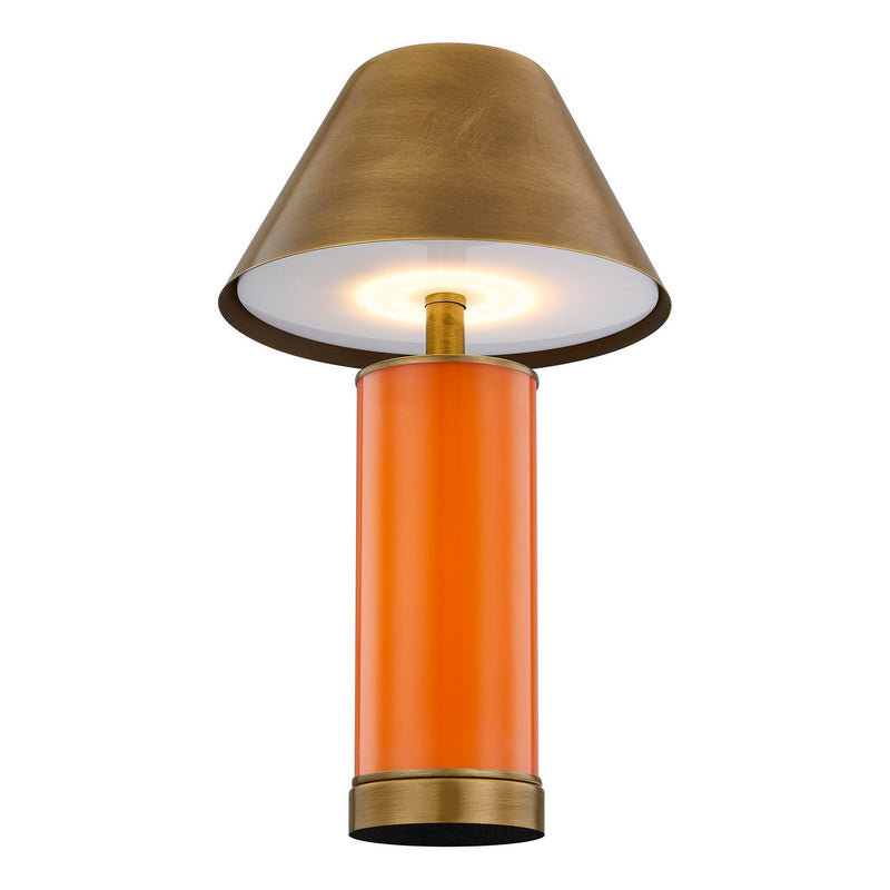 LED Table Lamp<br /><span style="color:#4AB0CE;">Entrega: 7-8 semanas en USA</span><br /><span style="color:#4AB0CE;font-size:60%;">PREGUNTE POR ENTREGA EN PANAMA</span><br />Collection: Molly<br />Finish: Exuberance Orange