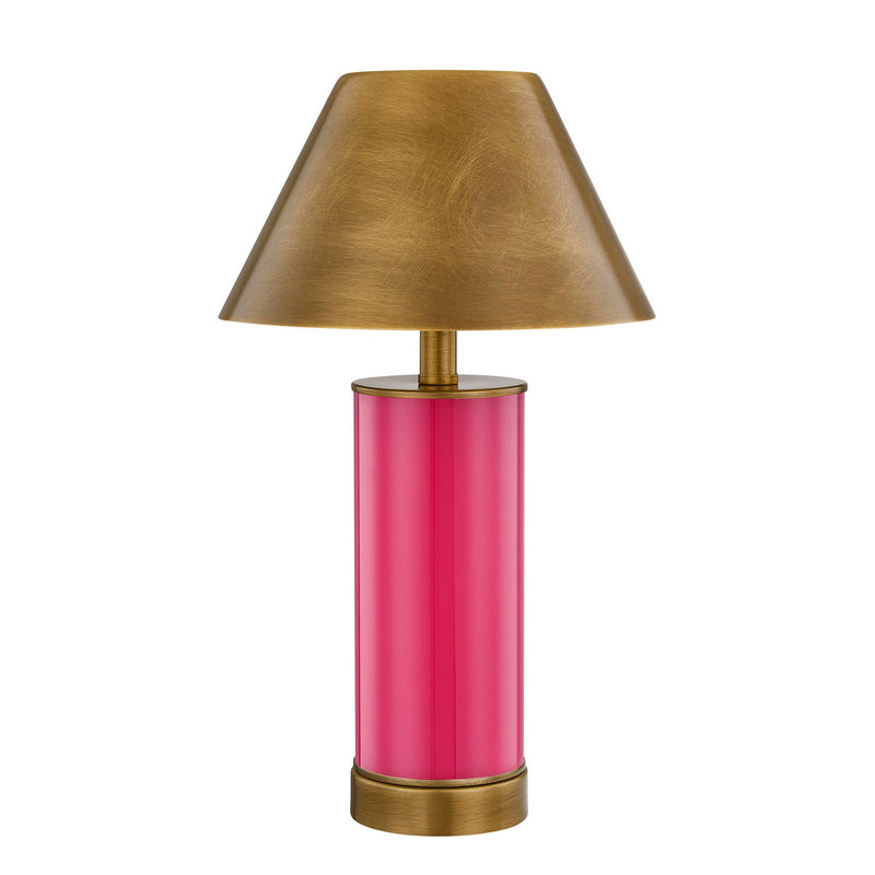 LED Table Lamp<br /><span style="color:#4AB0CE;">Entrega: 7-8 semanas en USA</span><br /><span style="color:#4AB0CE;font-size:60%;">PREGUNTE POR ENTREGA EN PANAMA</span><br />Collection: Molly<br />Finish: Fuschia Rose