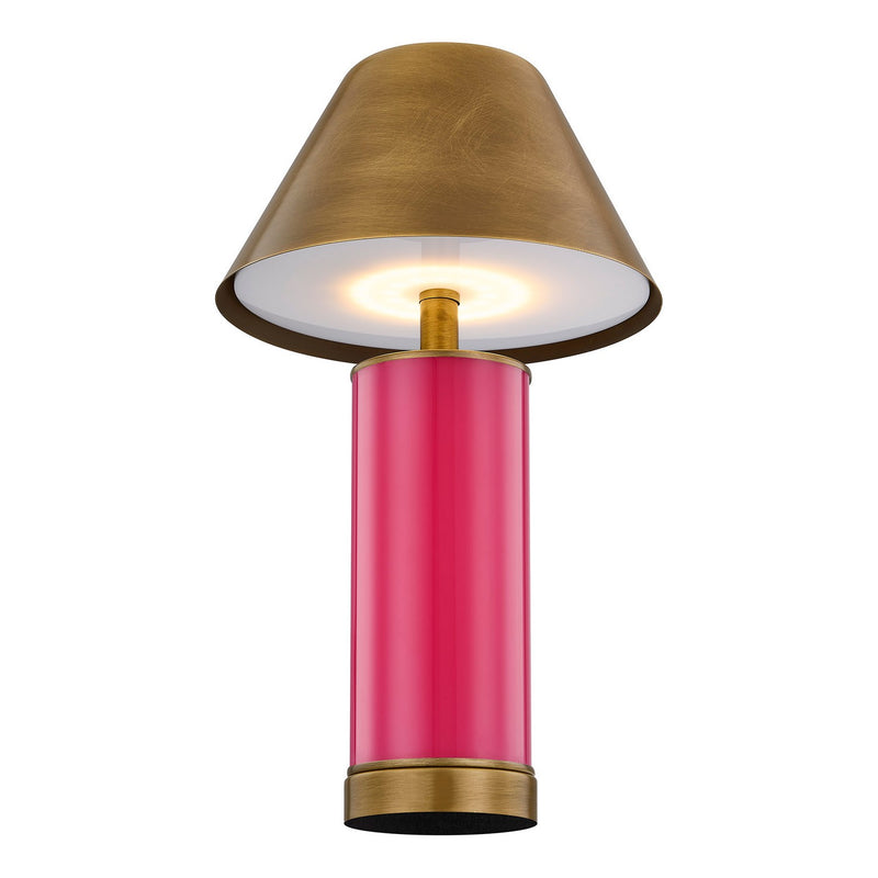 LED Table Lamp<br /><span style="color:#4AB0CE;">Entrega: 7-8 semanas en USA</span><br /><span style="color:#4AB0CE;font-size:60%;">PREGUNTE POR ENTREGA EN PANAMA</span><br />Collection: Molly<br />Finish: Fuschia Rose