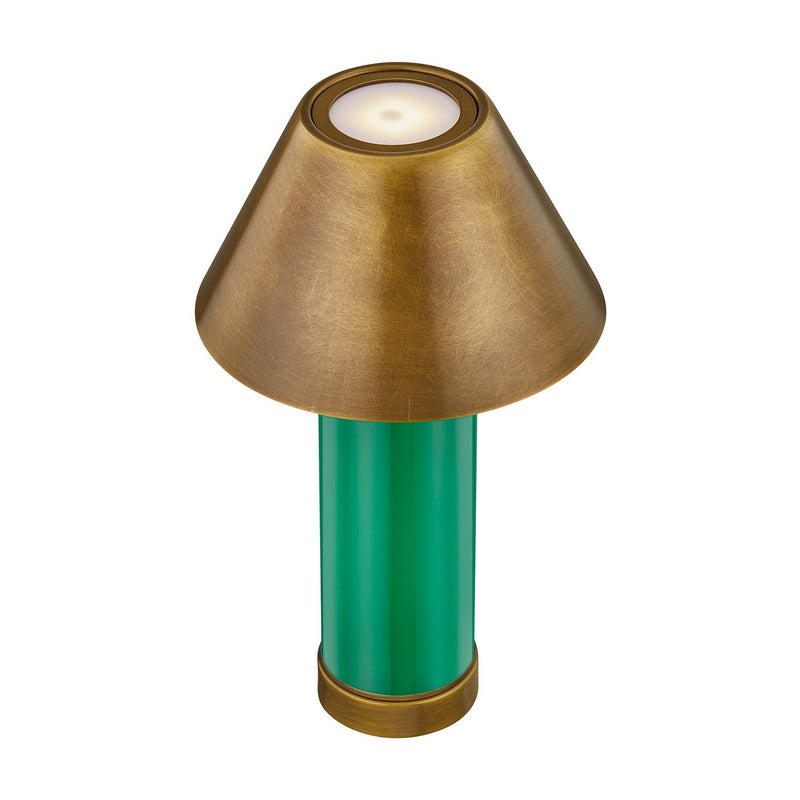 LED Table Lamp<br /><span style="color:#4AB0CE;">Entrega: 7-8 semanas en USA</span><br /><span style="color:#4AB0CE;font-size:60%;">PREGUNTE POR ENTREGA EN PANAMA</span><br />Collection: Molly<br />Finish: Jolly Green