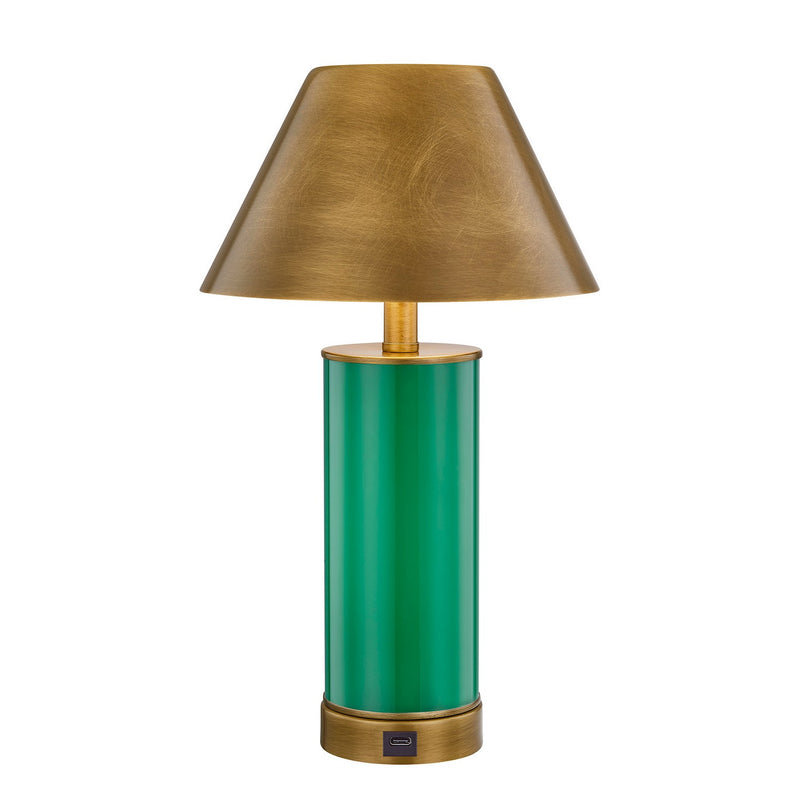 LED Table Lamp<br /><span style="color:#4AB0CE;">Entrega: 7-8 semanas en USA</span><br /><span style="color:#4AB0CE;font-size:60%;">PREGUNTE POR ENTREGA EN PANAMA</span><br />Collection: Molly<br />Finish: Jolly Green