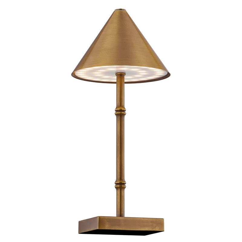 LED Table Lamp<br /><span style="color:#4AB0CE;">Entrega: 7-8 semanas en USA</span><br /><span style="color:#4AB0CE;font-size:60%;">PREGUNTE POR ENTREGA EN PANAMA</span><br />Collection: Mae<br />Finish: Brass Bamboo