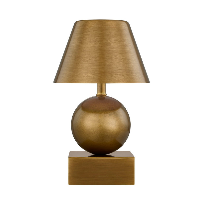 LED Table Lamp<br /><span style="color:#4AB0CE;">Entrega: 7-8 semanas en USA</span><br /><span style="color:#4AB0CE;font-size:60%;">PREGUNTE POR ENTREGA EN PANAMA</span><br />Collection: Silas<br />Finish: Brass