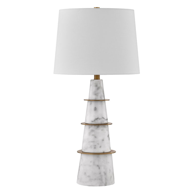 One Light Table Lamp<br /><span style="color:#4AB0CE;">Entrega: 7-8 semanas en USA</span><br /><span style="color:#4AB0CE;font-size:60%;">PREGUNTE POR ENTREGA EN PANAMA</span><br />Collection: Duffield<br />Finish: White