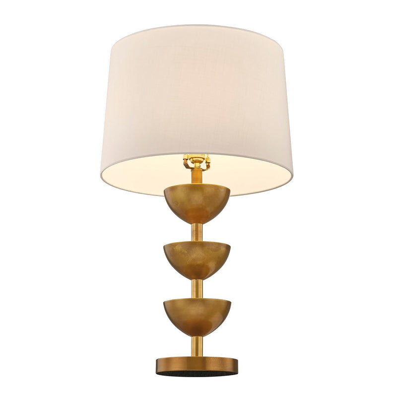 One Light Table Lamp<br /><span style="color:#4AB0CE;">Entrega: 7-8 semanas en USA</span><br /><span style="color:#4AB0CE;font-size:60%;">PREGUNTE POR ENTREGA EN PANAMA</span><br />Collection: Parson<br />Finish: Brass