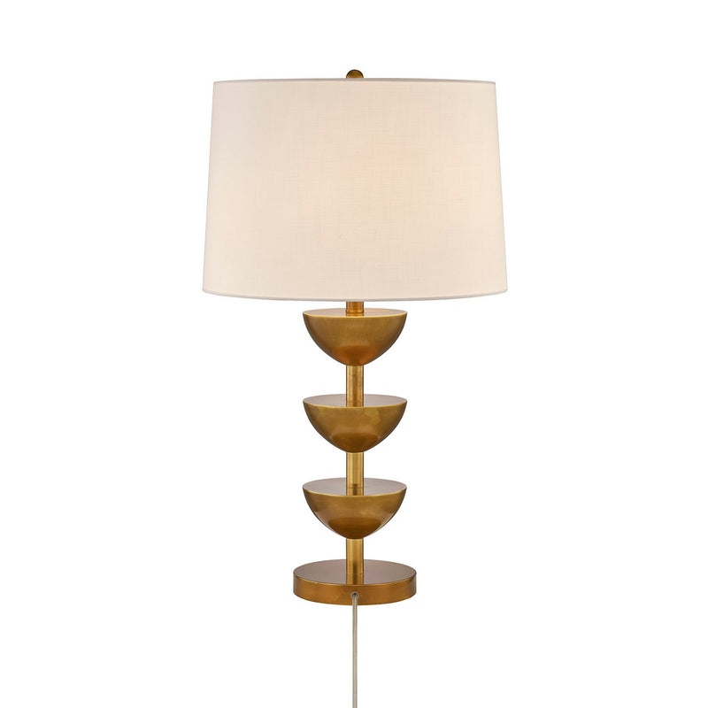 One Light Table Lamp<br /><span style="color:#4AB0CE;">Entrega: 7-8 semanas en USA</span><br /><span style="color:#4AB0CE;font-size:60%;">PREGUNTE POR ENTREGA EN PANAMA</span><br />Collection: Parson<br />Finish: Brass