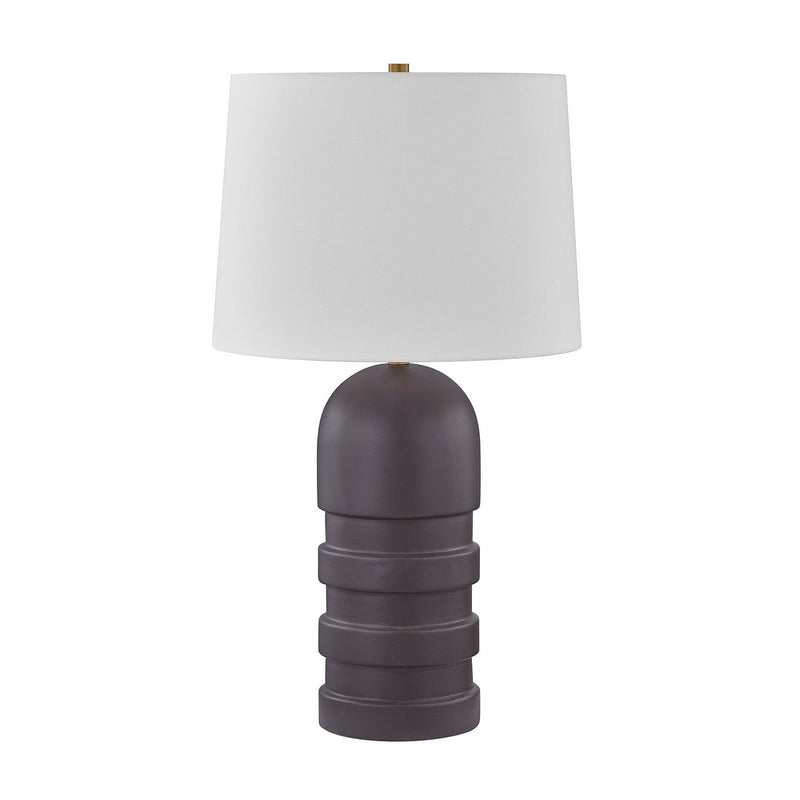 One Light Table Lamp<br /><span style="color:#4AB0CE;">Entrega: 4-10 dias en USA</span><br /><span style="color:#4AB0CE;font-size:60%;">PREGUNTE POR ENTREGA EN PANAMA</span><br />Collection: Wehunt<br />Finish: Brown