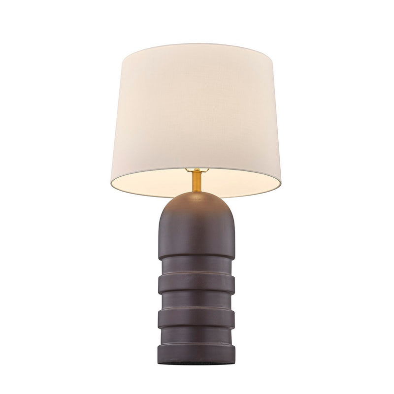 One Light Table Lamp<br /><span style="color:#4AB0CE;">Entrega: 4-10 dias en USA</span><br /><span style="color:#4AB0CE;font-size:60%;">PREGUNTE POR ENTREGA EN PANAMA</span><br />Collection: Wehunt<br />Finish: Brown