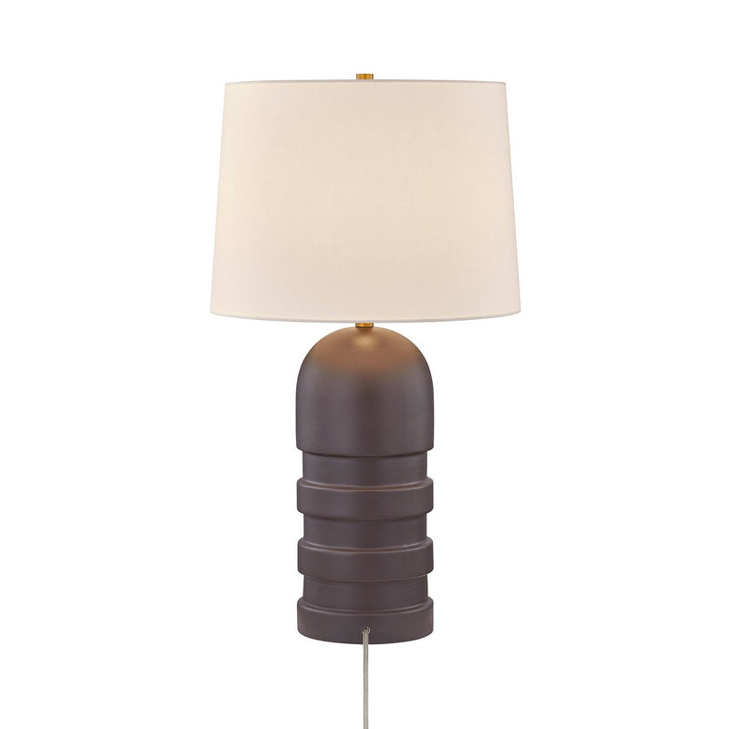 One Light Table Lamp<br /><span style="color:#4AB0CE;">Entrega: 4-10 dias en USA</span><br /><span style="color:#4AB0CE;font-size:60%;">PREGUNTE POR ENTREGA EN PANAMA</span><br />Collection: Wehunt<br />Finish: Brown