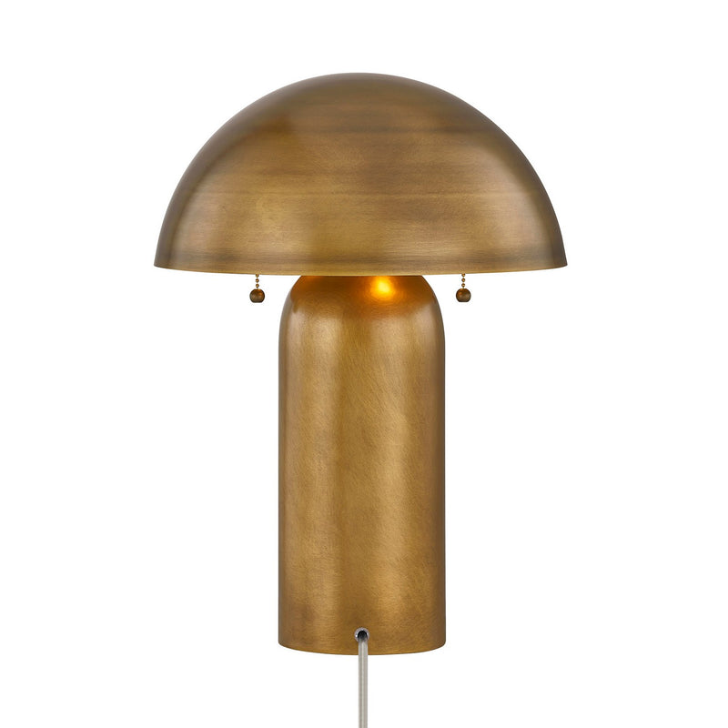 One Light Table Lamp<br /><span style="color:#4AB0CE;">Entrega: 2-3 semanas en USA</span><br /><span style="color:#4AB0CE;font-size:60%;">PREGUNTE POR ENTREGA EN PANAMA</span><br />Collection: McKey<br />Finish: Brass