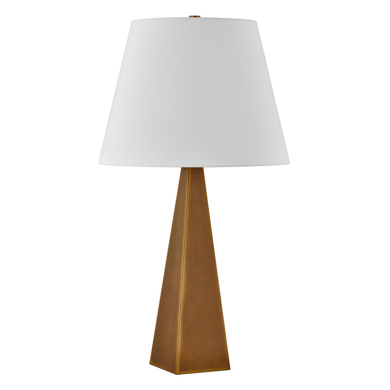 One Light Table Lamp<br /><span style="color:#4AB0CE;">Entrega: 7-8 semanas en USA</span><br /><span style="color:#4AB0CE;font-size:60%;">PREGUNTE POR ENTREGA EN PANAMA</span><br />Collection: Dunham<br />Finish: Brass