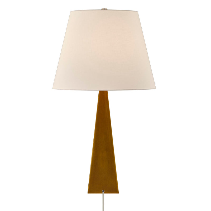 One Light Table Lamp<br /><span style="color:#4AB0CE;">Entrega: 7-8 semanas en USA</span><br /><span style="color:#4AB0CE;font-size:60%;">PREGUNTE POR ENTREGA EN PANAMA</span><br />Collection: Dunham<br />Finish: Brass